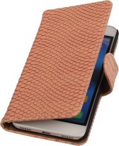 Huawei Honor Y6 / 4A Slang Roze Booktype Wallet Hoesje