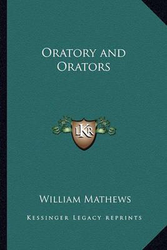 Oratory and Orators - cover