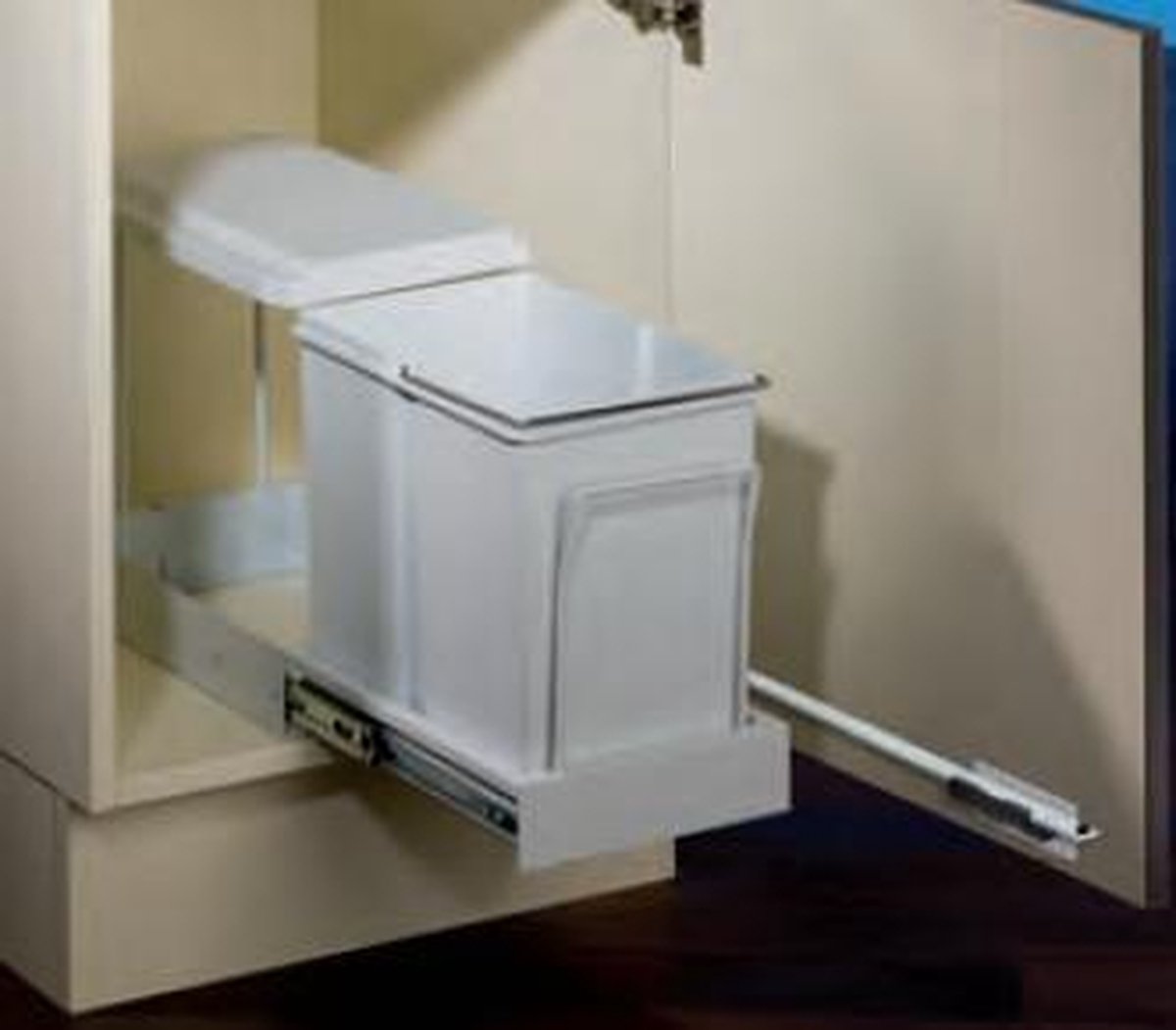 Prullenbak Selectakit Clax 30cm. 15 liter met deurmeenemer