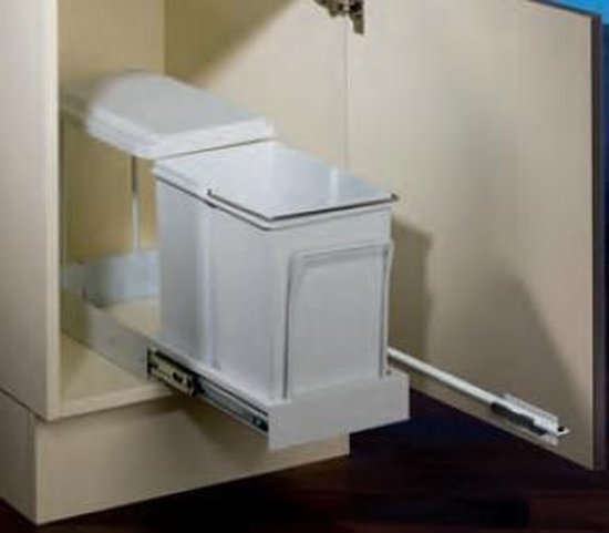 Afvalemmer Selectakit Clax 30cm. 15 liter met deurmeenemer | bol.com