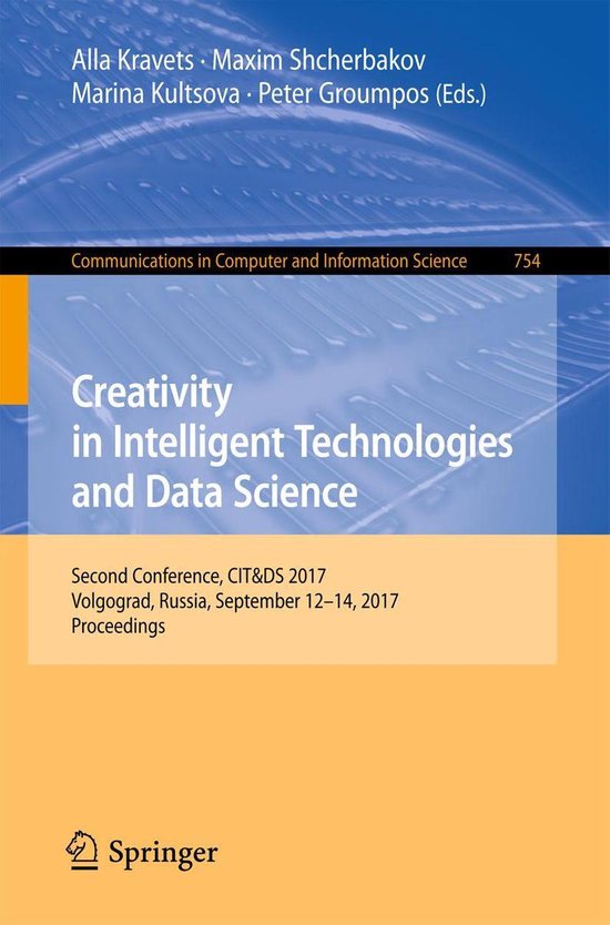 Springer Nature Proceedings Computer Science - Creativity in ... - cover