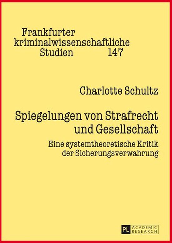 Frankfurter kriminalwissenschaftliche Studien 147 - Spiegelu ... - cover
