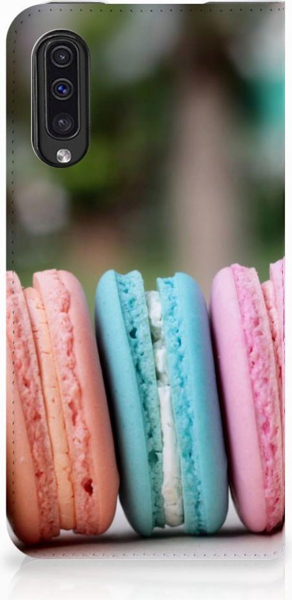 Samsung Galaxy A50 Flip Style Cover Macarons
