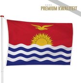 Kiribatische Vlag Kiribati 40x60cm - Kwaliteitsvlag - Geschikt voor buiten