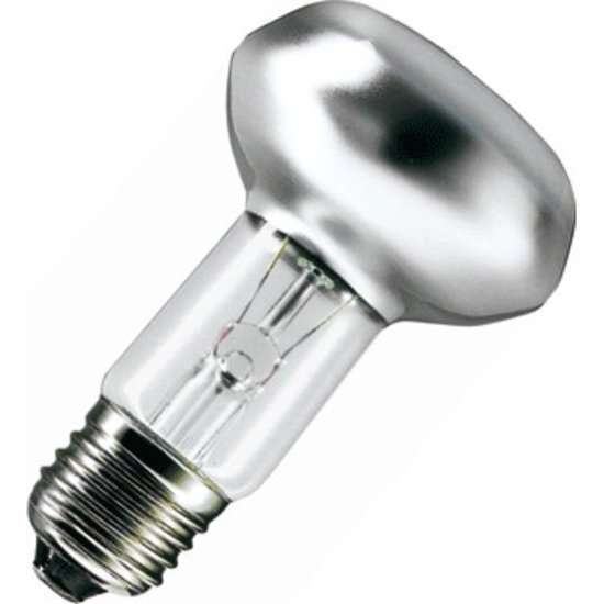 Reflectorlamp R63 E27 60 Watt spot Gloeilamp helder 240V | bol.com