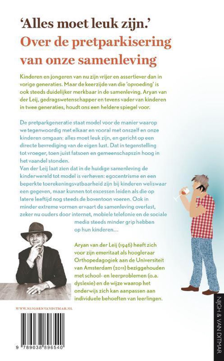De pretparkgeneratie - back cover