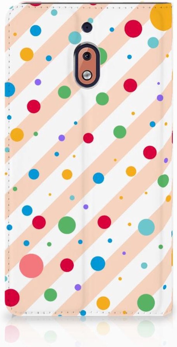 Nokia 2.1 2018 Hoesje met Magneet Dots