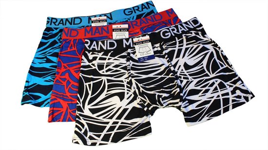 Boxershorts heren Grand man art streep 3 pak L bol