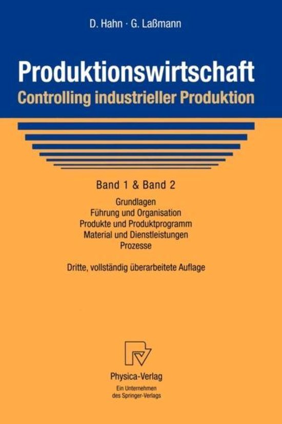 Produktionswirtschaft - Controlling industrieller Produktion - cover