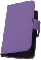 Bookstyle Wallet Case Hoesje voor Galaxy Trend Lite S7390 Paars