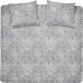 Damai Carve Dekbedovertrekset - Flanel - Lits-jumeaux - 260x200/220 cm - Grey