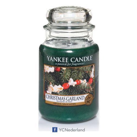 Yankee Candle Christmas Garland Large Jar