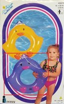 Zwemband Pinguin Blauw-Roze - 56x58cm | Intex 59573M