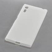 TPU Case voor Sony Xperia XZS - Transparant wit - (Milky)