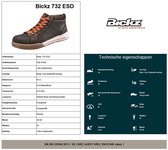 Bickz 732 ESD - Veiligheidsschoen S3 - Maat 36