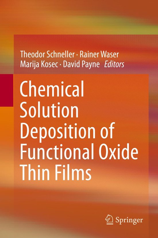 Chemistry and Material Science (R0) - Chemical Solution Depo ... - cover