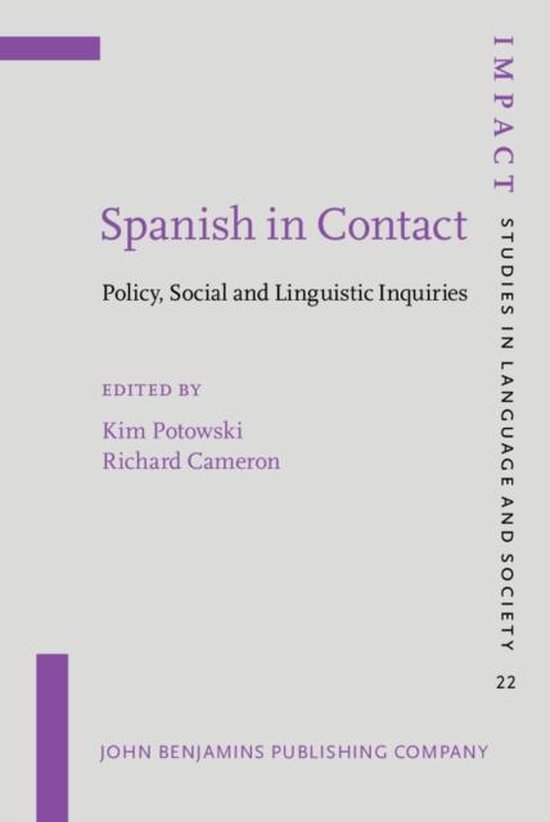 Spanish in Contact, K. Potowski 9789027218612 Boeken