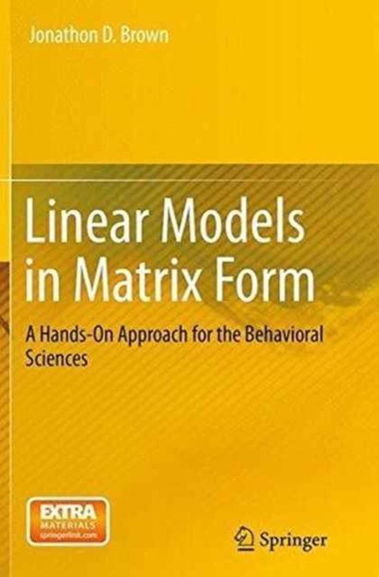 Linear Models in Matrix Form - cover