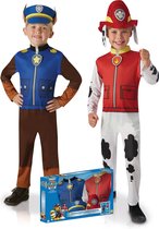 RUBIES FRANCE - Duo kostuum Paw Patrol Chase en Marshall - 92/104 (3-4 jaar) - Kinderkostuums