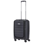 CarryOn Mobile Worker Zakelijk Handbagage koffer 55cm met USB-aansluiting - Laptopkoffer en TSA-slot - Zwart