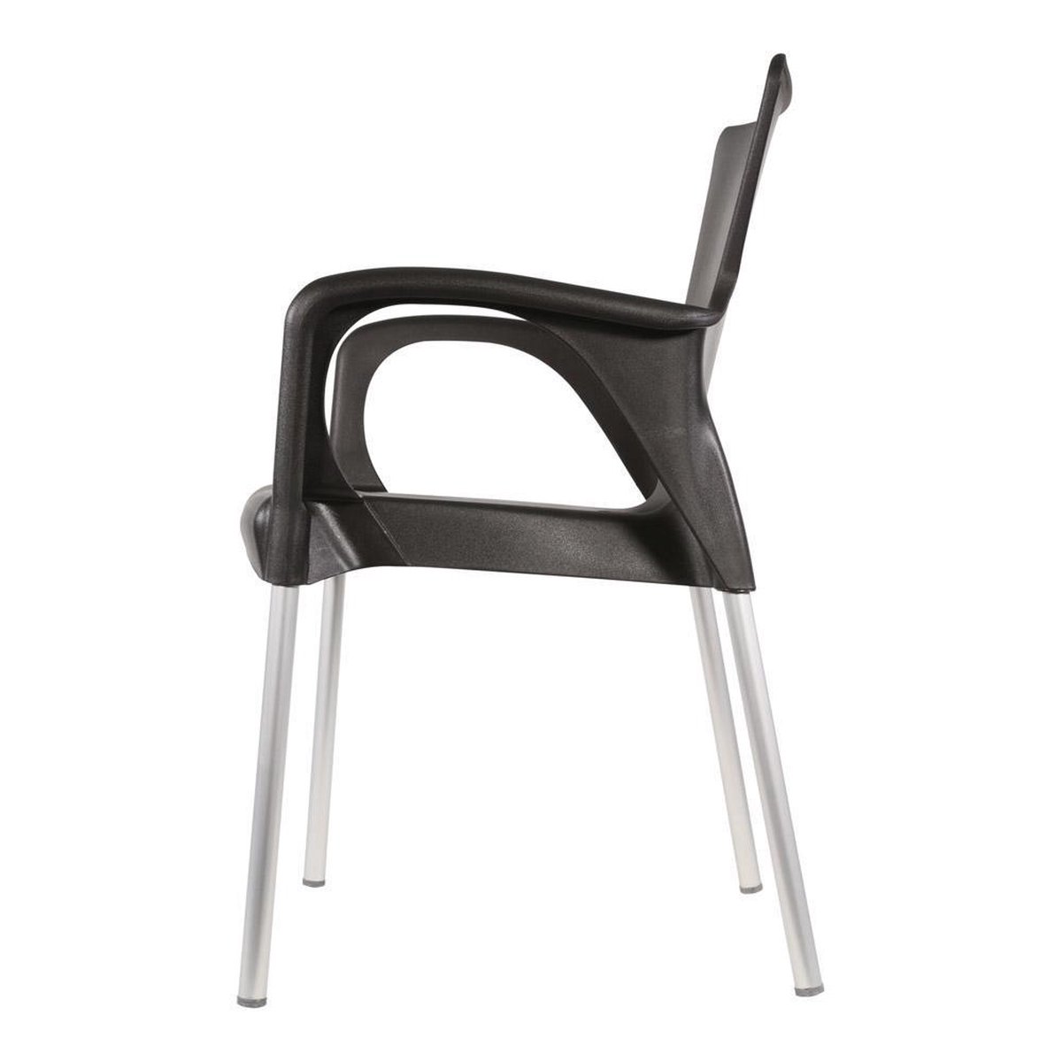 Lesli Living Bistrostoel Bella - Zwart - 52x55x85cm