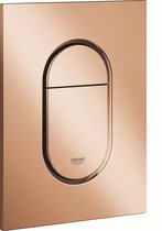 GROHE Arena Cosmopolitan S Bedieningspaneel Toilet - Verticaal - Dual Flush - Warm sunset (glanzend brons) - Slank formaat