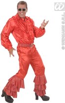 Rode Broek Satijn Met Pailletten Man | Small | Carnaval kostuum | Verkleedkleding