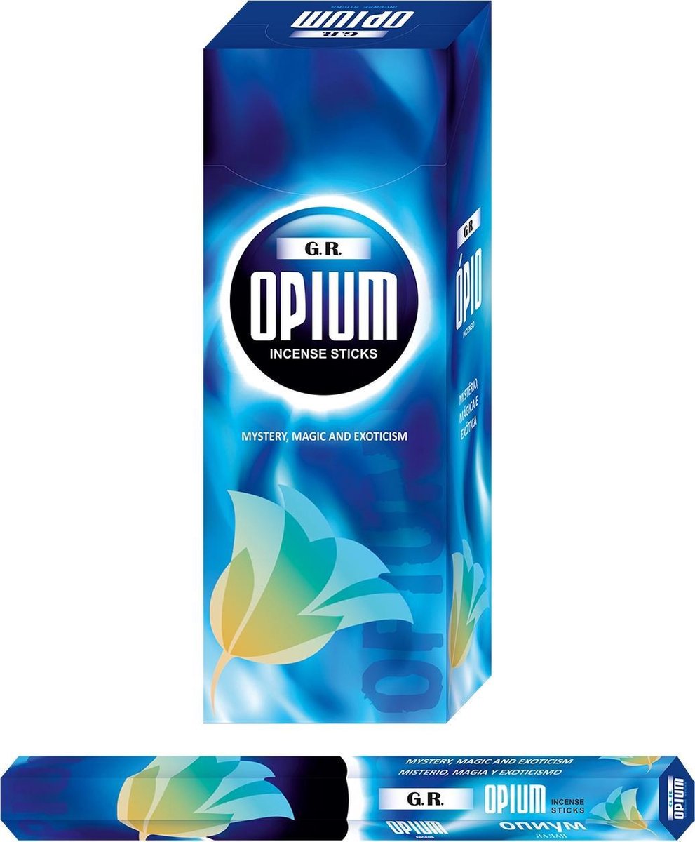 Goedkoopste GR Wierook Opium hexagram 6 pakjes 20 stokjes per pakje