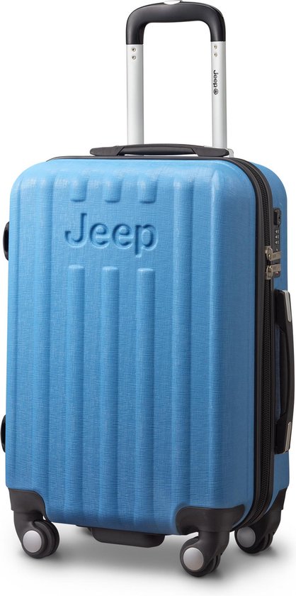 Jeep Makalu - Handbagage koffer - 4 Wielen - TSA-cijferslot - Blauw |  bol.com