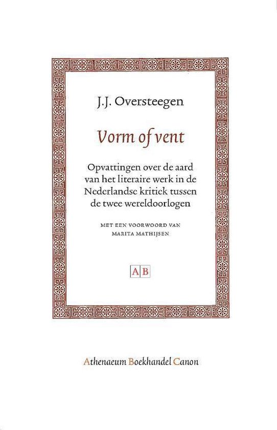 Athenaeum Boekhandel Canon - Vorm of vent