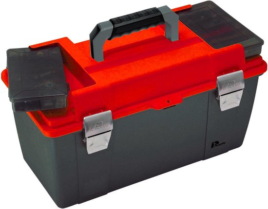 Valigetta Portautensili Plano PLO16521ZR Contractor Line 652 - Capacità 20 Litri, Con Chiusure Metalliche E Cassetti Estraibili
