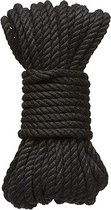 Hogtied - Bind & Tie - 6mm Hemp Wrist or Ankle Cuffs - Black