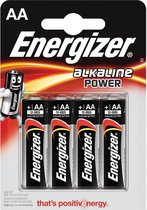 19x Energizer batterijen Alkaline Power AA, blister a  4 stuks
