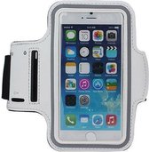 iPhone 8 Plus hoes Sport armband Hardloopband hoesje Wit