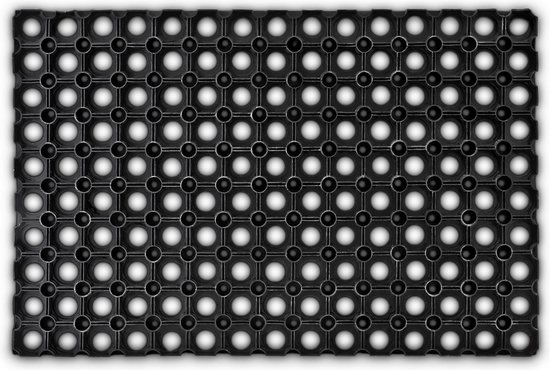 | relaxdays deurmat rubber 60x40 cm, voetmat gummi Relaxdays deurmat rubber, voetveger gummi, droogloopmat