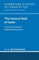 Cambridge Studies in Linguistics-The Lexical Field of Taste