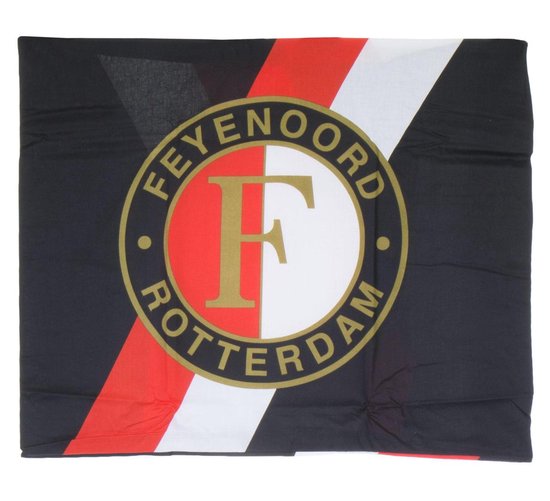 Feyenoord Streep - Dekbedovertrek - Eenpersoons - 140 x 200 - Multi | bol