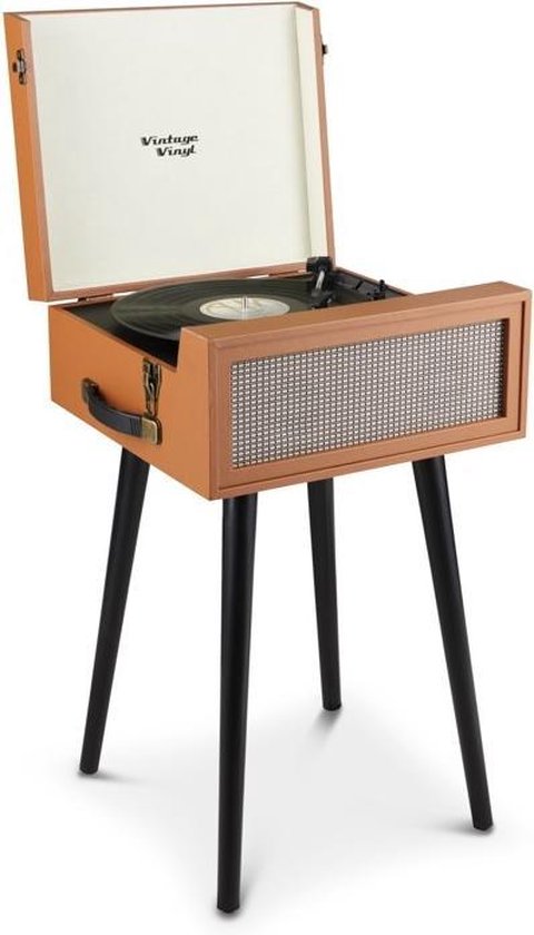 Retro Vintage Staande Platenspeler - Vinyl Pick Up LP Speler - Grammofoon  Draaitafel Met L | bol.com