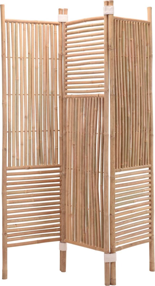 Ambtenaren Typisch Verhoog jezelf Kamerscherm - paravent bamboe 130 x 180 cm | bol.com