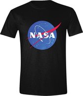 NASA - Logo Mannen T-Shirt - Zwart - XL