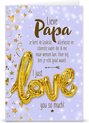 Love ballon "Lieve Papa"