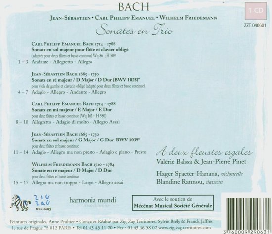 Bach J.S./Bach C.P.E./Bach W.F.