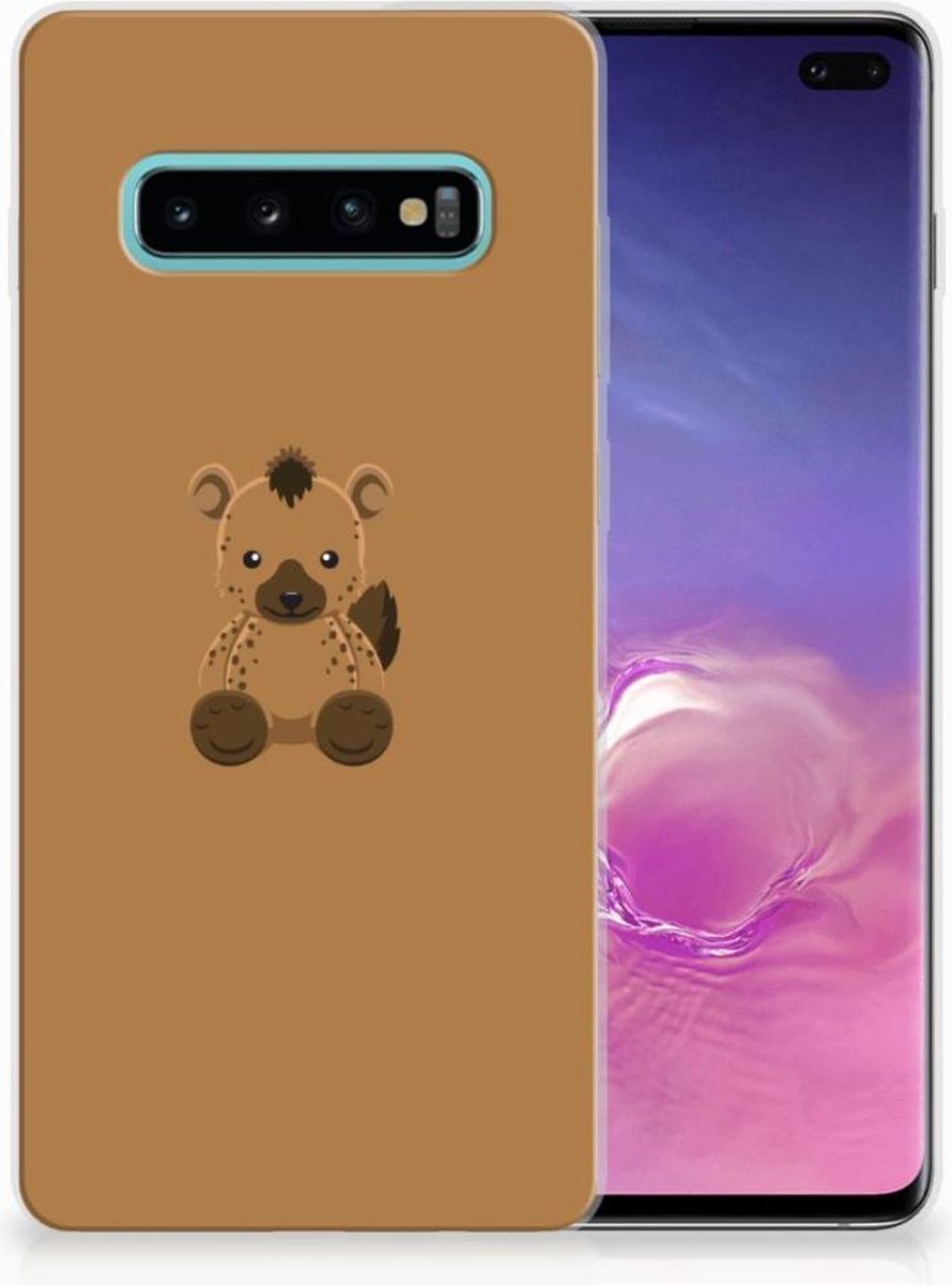 Samsung Galaxy S10 Plus Telefoonhoesje met Naam Baby Hyena