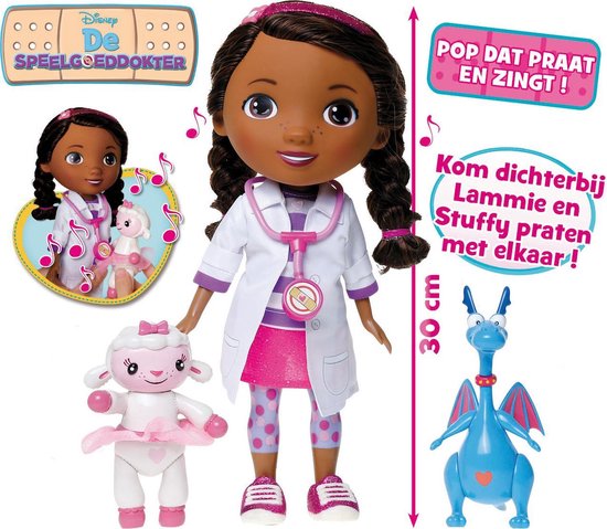 Doc McStuffins - De Speelgoed dokter - Pop - Magische Stethoscoop - Lammie  - Stuffy | bol.com