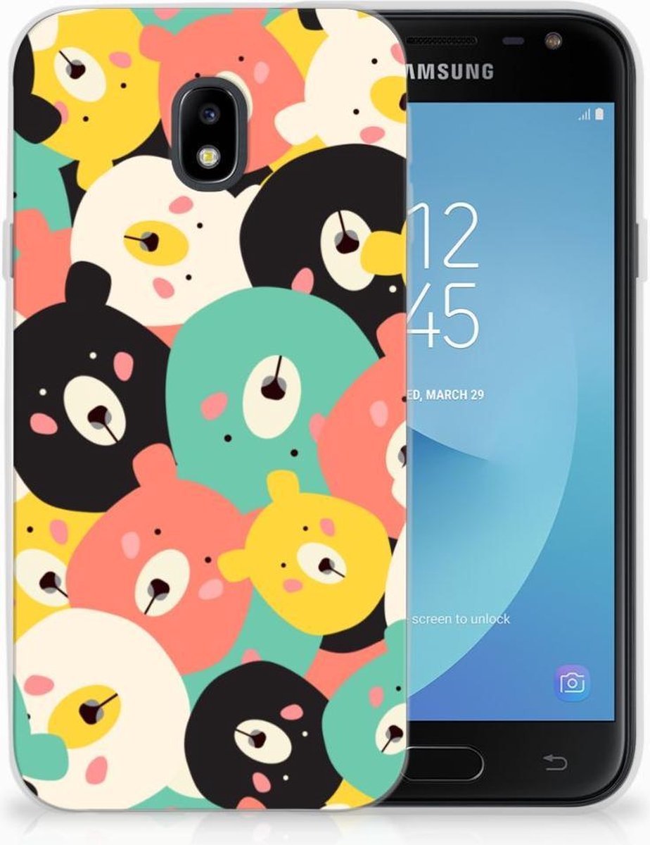 Samsung Galaxy J3 2017 Telefoonhoesje met Naam Bears