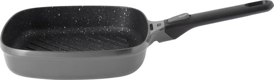 Grillpan 24 cm x 24 cm Aluminium, Grijs - BergHOFF | Gem