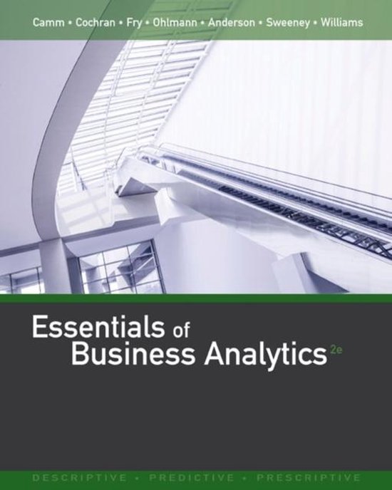 Essentials of Business Analytics - cover