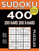 Sudoku Book 400 Puzzles, 200 Hard and 200 Extra Hard