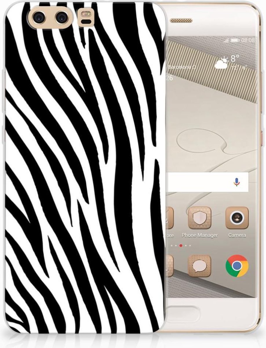 Huawei P10 Plus TPU Hoesje Zebra