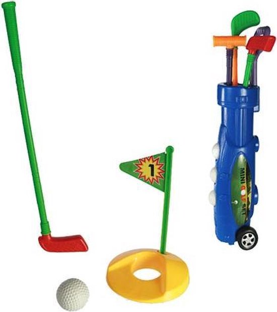 Plastic Caddy Golf Set (9 Stuks)